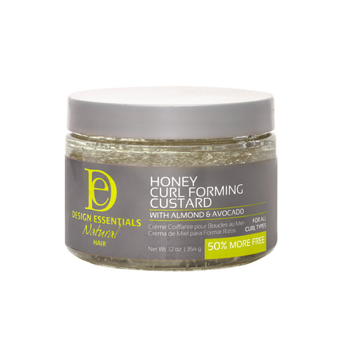 DESIGN NATURAL HONEY CURL FORMING CUSTARD GEL (JAR) 12OZ 12 OZ(DES00905)