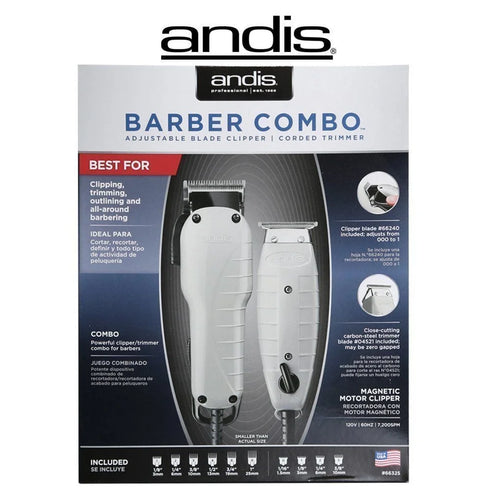 ANDIS CLIPPER/TRIMMER BARBER COMBO clip/trimm