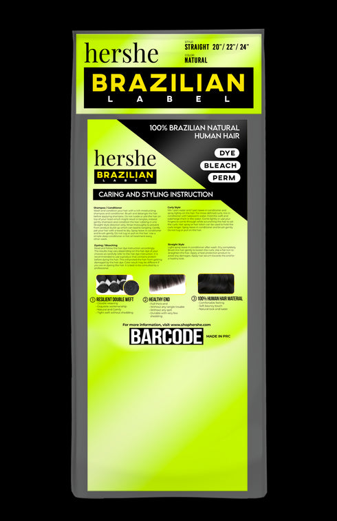 HERSHE 3-IN-ONE BRAZILIAN LABEL