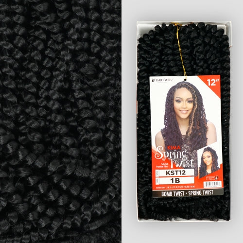 Harlem 125 Kima Spring Twist 12" Synthetic Hair Crochet Braid