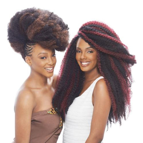 Janet Collection Braids Noir 10X Afro Twist Braid (Marley Style)