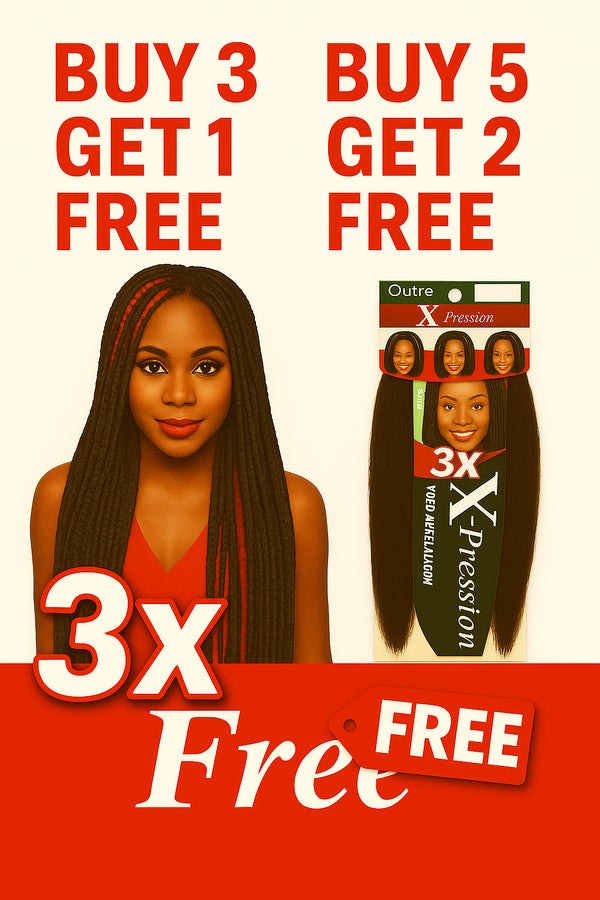 Outre X-Pression Premium 72" 3X Pre-Stretched Braid