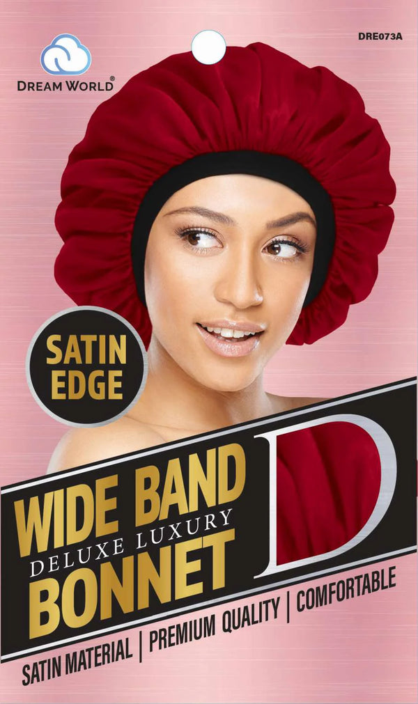 DREAM W-WIDE BAND BONNET SATIN ASST (DRE073A)