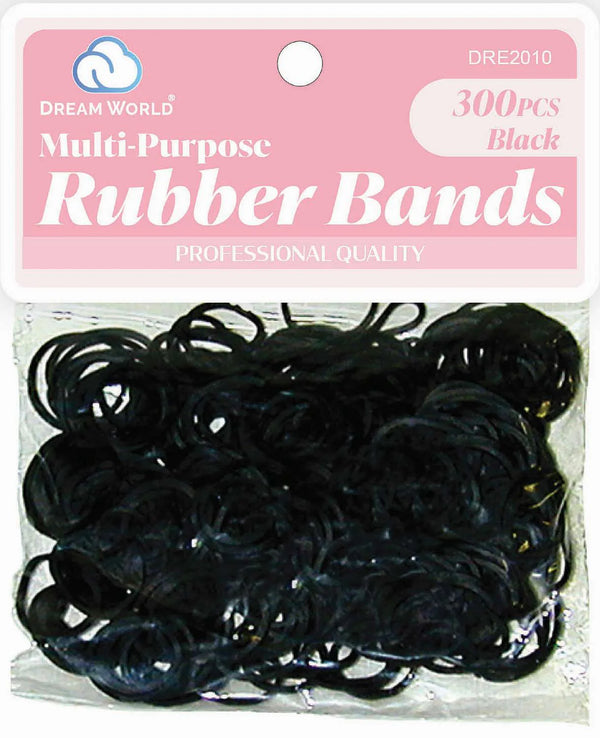 DREAM RUBBER BANDS 300CT BLACK (DRE2001)