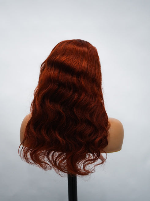 HERSHE COLORS 100% VIRGIN 13X4 REDBROWN/613 BD