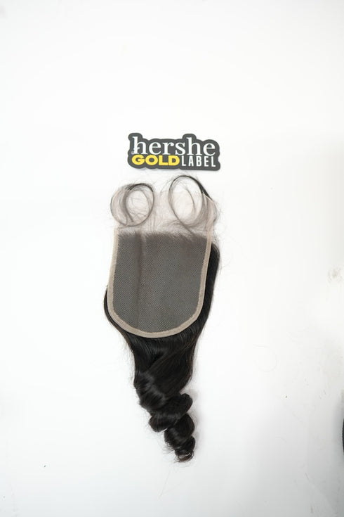 Hershe Gold 5x5 Romance Curl Closures