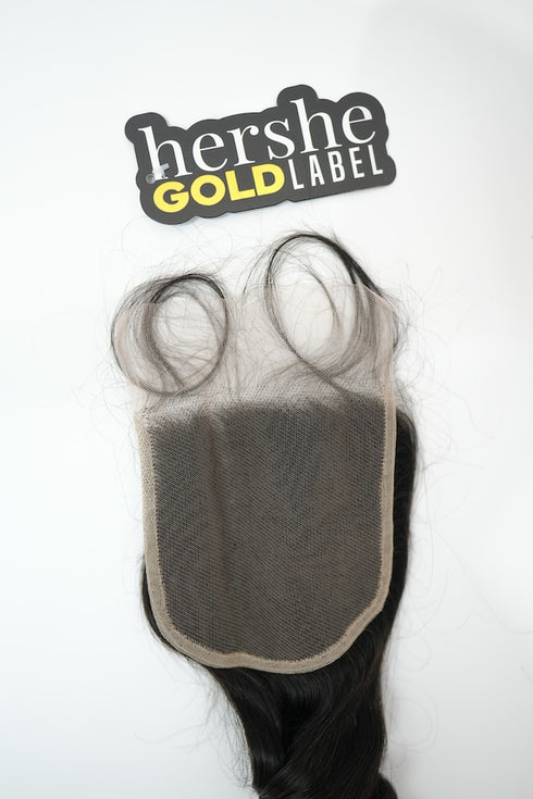 Hershe Gold 5x5 Romance Curl Closures