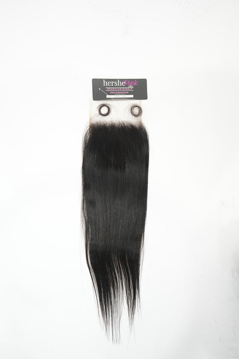 Hershe Pink 4x4 Straight Closure