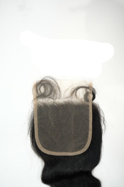 Hershe Brazilian 4x4 Loose Wave Closure