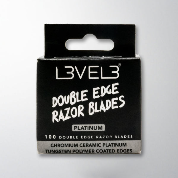 L3VEL3 DOUBLE EDGE RAZOR BLAZES PLAT 100PK(BD001)