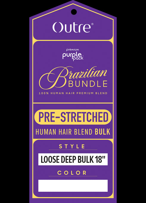 PURPLE PACK BRAZILIAN PRESTRETCHED BULK