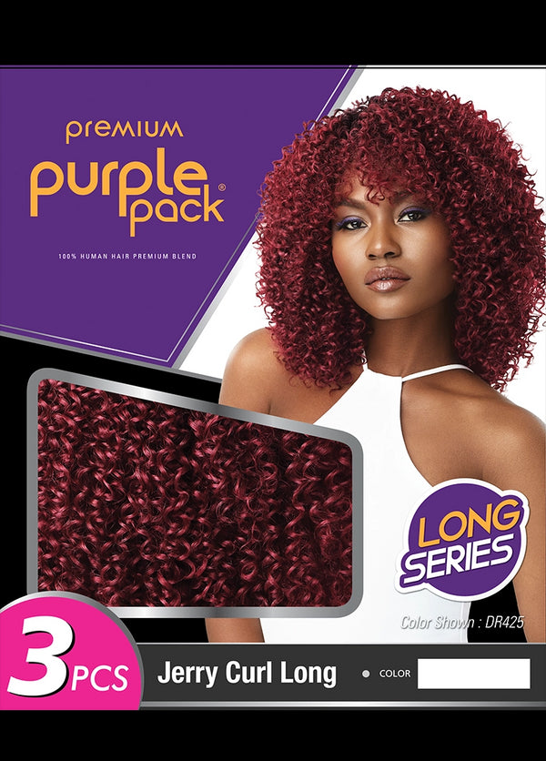 Outre Purple Pack Long Series 3Pcs Twist Jerry Curl Long Weave