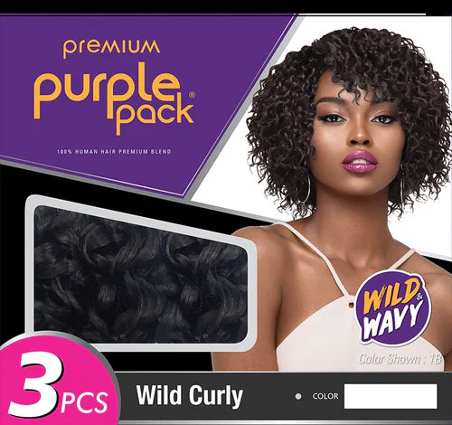 Outre Purple Pack Wild & Wavy Wild Curly 3Pcs Weave