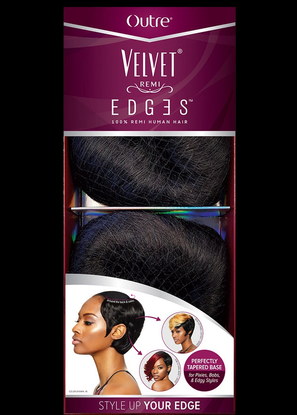 Outre Velvet Remi Edges Human Hair Weaves