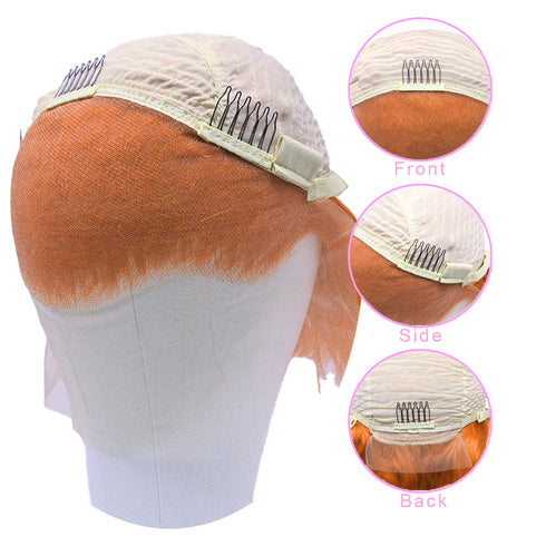 HERSHE PINK 13X4 BOB GINGER ST WIG