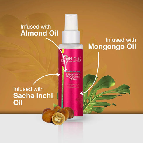 MIELLE MONGO OIL THERMAL HEAT PROTECT SPRY 4OZ(MIE00634)