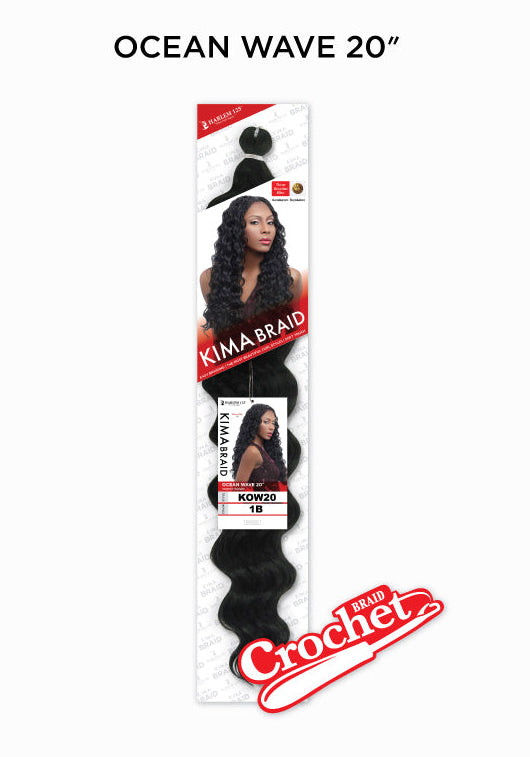 Harlem 125 Kima Braid 3X Ocean Wave 20" Synthetic Hair Braids