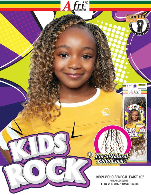 KR09 KIDS BOHO SENEGAL TWIST 10"