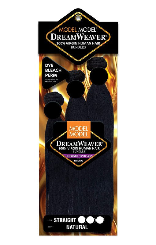 ModelModel Virgin Human Hair Weave Dream Weaver 3 Bundles Straight