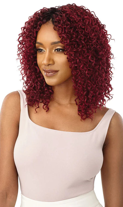 Outre Purple Pack Long Wet & Wavy Boho Curl 3Pcs Weave
