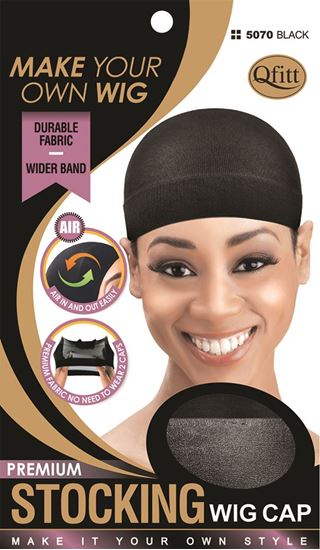 MAKE YOUR OWN WIG STOCKING BLACK (#5070)