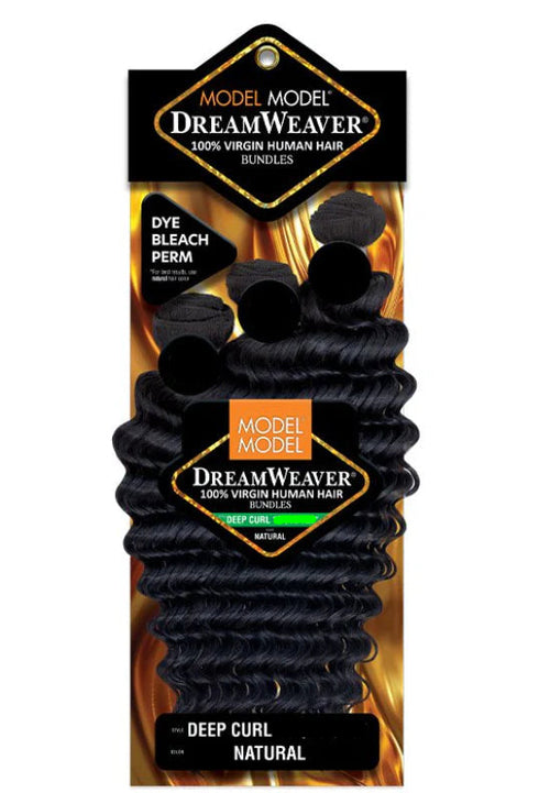 ModelModel Dream Weaver 100% Virgin Human Hair Weave β Deep Curl 3 Bundle Set