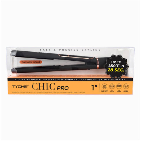 HFCP01 TYCHE CHIC PRO FLAT IRON BLACK