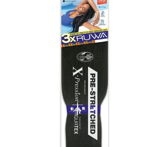 Sensationnel 3X Ruwa Pre-Stretched 24" Synthetic Hair Braid