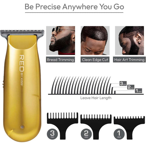 CT09 Red Mini cordless Trimmer GOLD