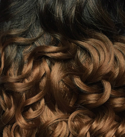 Outre Wet & Wavy Style Beach Curl Human Hair Blend Purple Pack Long 3PC Weaves