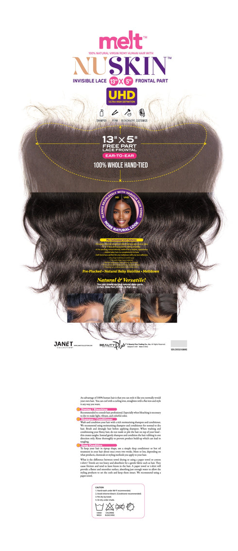 Janet Collection Melt NuSkin UHD LACE CLOSURE BODY