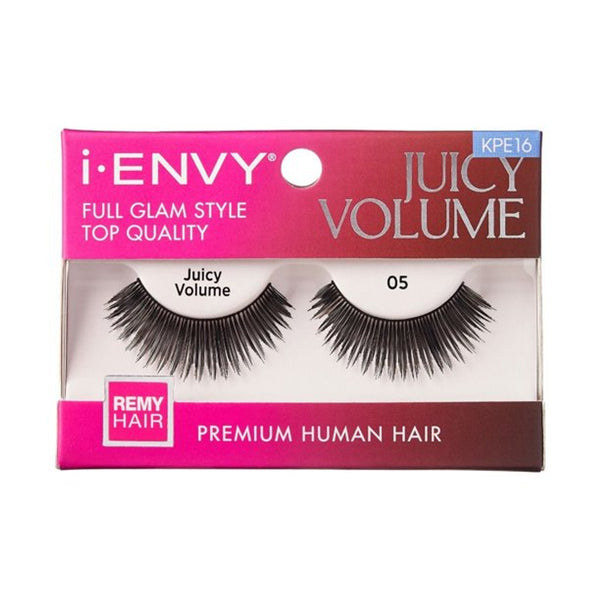 Kiss I Envy Premium Juicy Volume 05 Remi Hair Eyelashes - KPE16