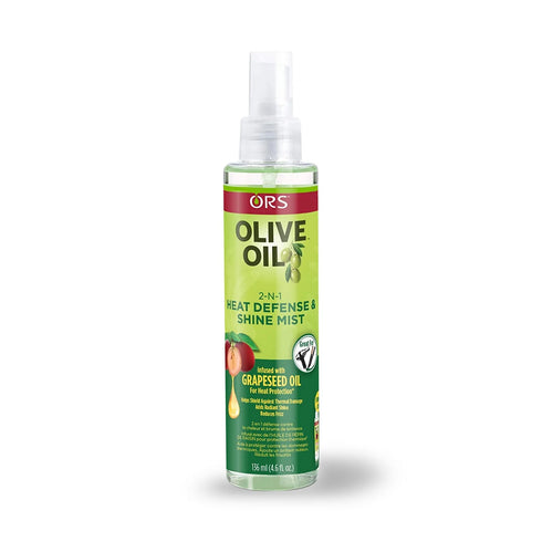 ORS Olive Oil Grapeseed Oil 2-in-1 Heat & Shine Mist, 4.6oz