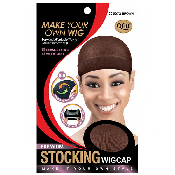 Qfitt Make Your Own Wig Premium Stocking Wig Cap (M&M #5072)
