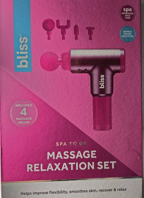 BLISS MASSAGE RELAXATION SET PINK(BL-MGOL-100-RG )