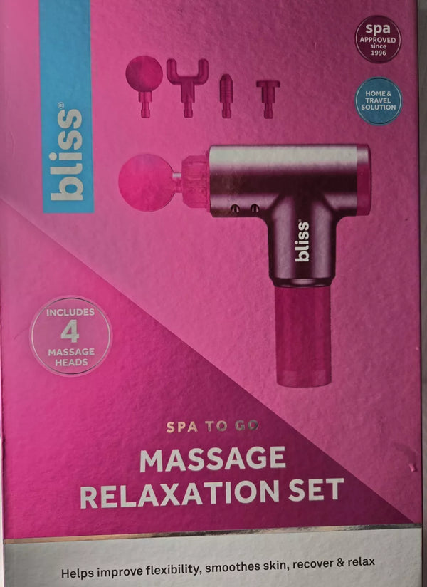 BLISS MASSAGE RELAXATION SET PINK(BL-MGOL-100-RG )