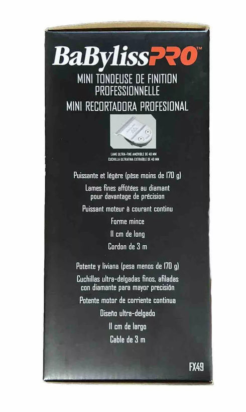 CONAIR BABYLISSPRO TRIMMER-FX49 MINI ULTRA THIN (24101)(BAB24101)