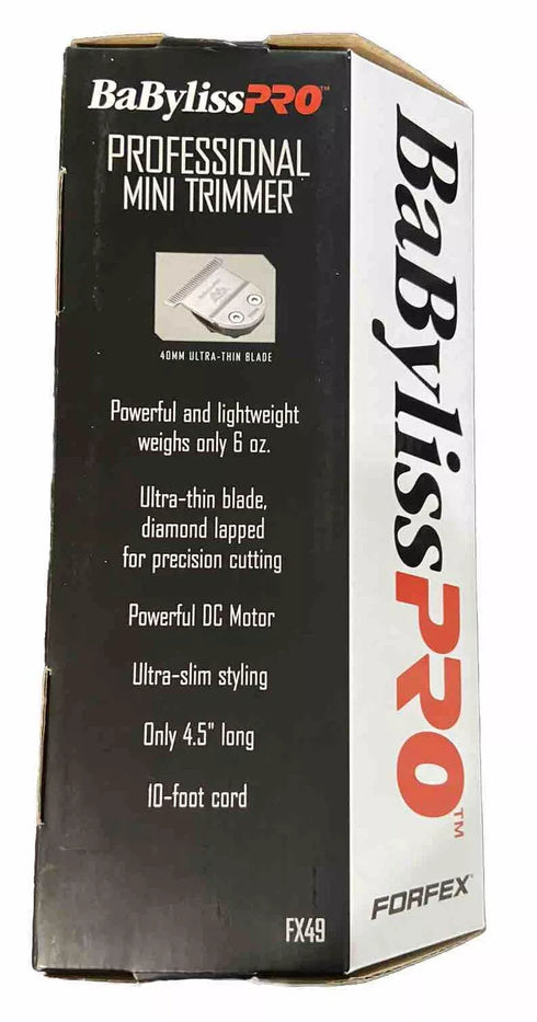 CONAIR BABYLISSPRO TRIMMER-FX49 MINI ULTRA THIN (24101)(BAB24101)
