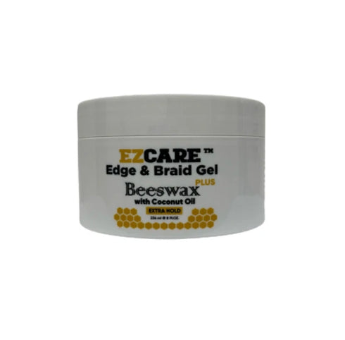 EZCARE EDGE/BRAID GEL W/BEESWAX PLUS 8OZ