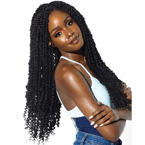 Sensationnel 3X Ruwa Water Wave 18″ Pre-Stretched Synthetic Hair Braid