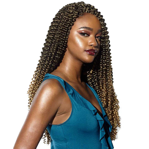 Sensationnel 3X Ruwa Water Wave 18″ Pre-Stretched Synthetic Hair Braid