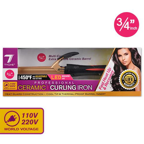 TCI075 TYCHE CURLING IRON 3/4"