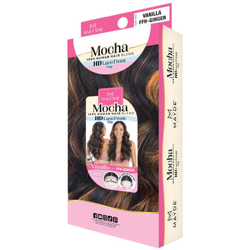 MAYDE VANILLA MOCHA HUMAN HAIR BLND LF WIG