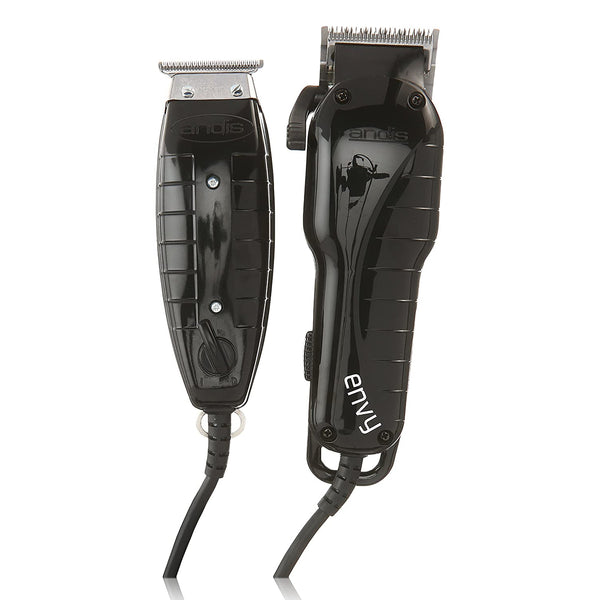 Andis Stylist Combo Envy Clipper & T-Outliner Trimmer Black Combo Haircut Kit