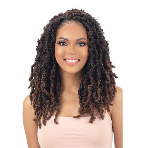 Mayde Beauty 2X Water Wave Butterfly Loc 14" Synthetic Hair Crochet Braid