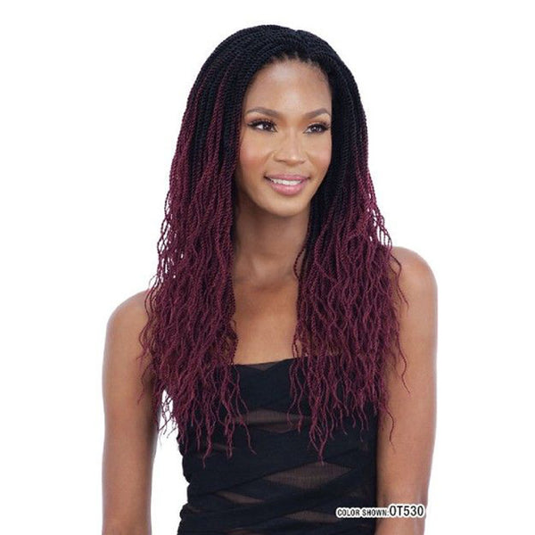 Mayde Beauty 3X Feathery Twist 16" Synthetic Hair Crochet Braid