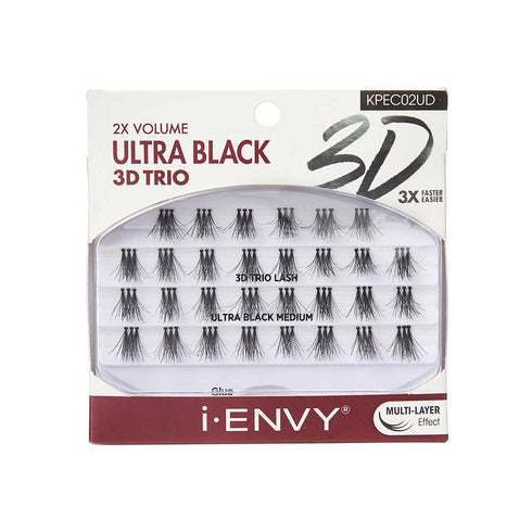 KPEC03UD KISS i-Envy 3D Trio Lash Ultra Black