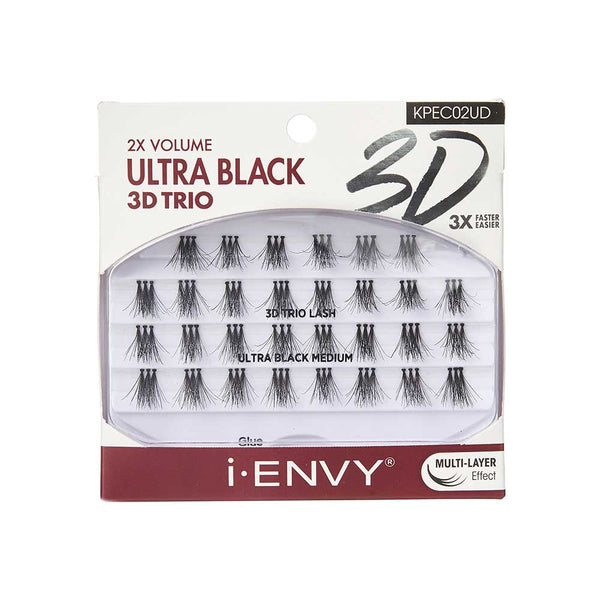 KPEC03UD KISS i-Envy 3D Trio Lash Ultra Black