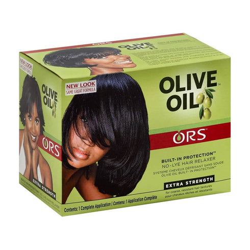 ORS Olive Oil Full Application No-Lye Relaxer Kit Extra Strength, 12.85oz