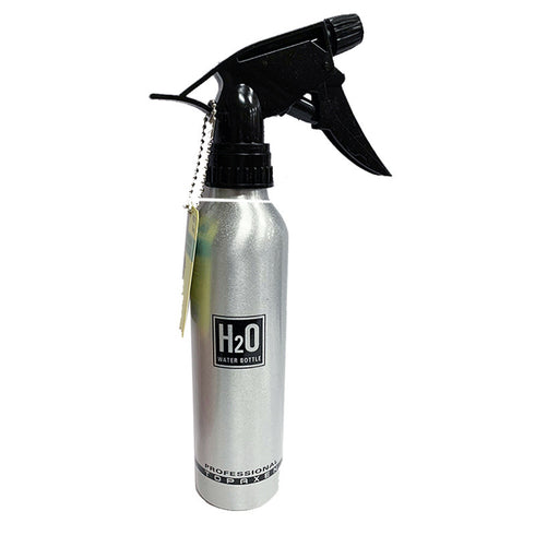 Beauty Town Aluminum Trigger Silver Water Spray Bottle, 8oz